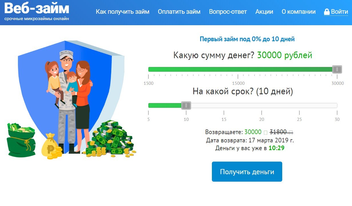 Веб-займ в Шагонаре